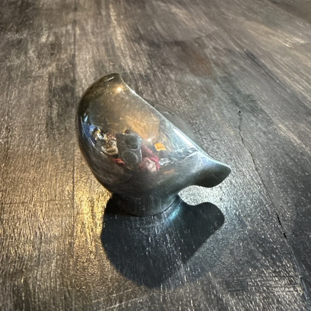 VINTAGE DANSK DESIGNS Bird FIGURINE Silver JAPAN Paperweight Collectible